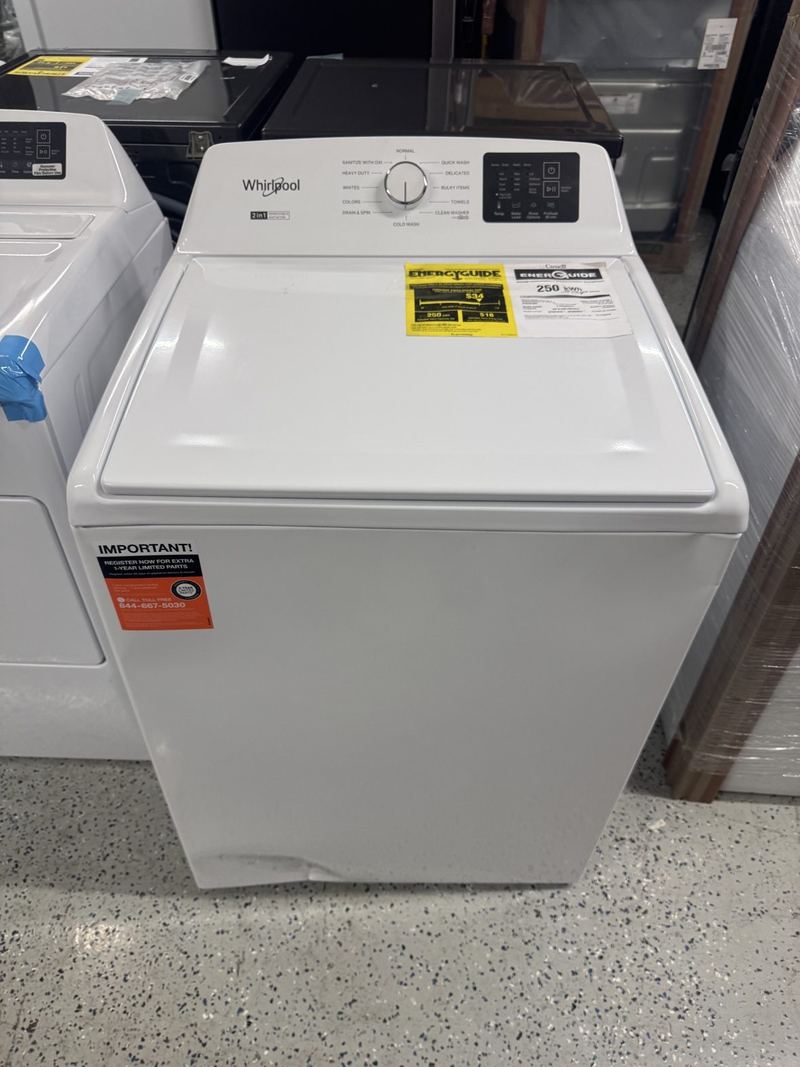 New Whirlpool Top Load Washer