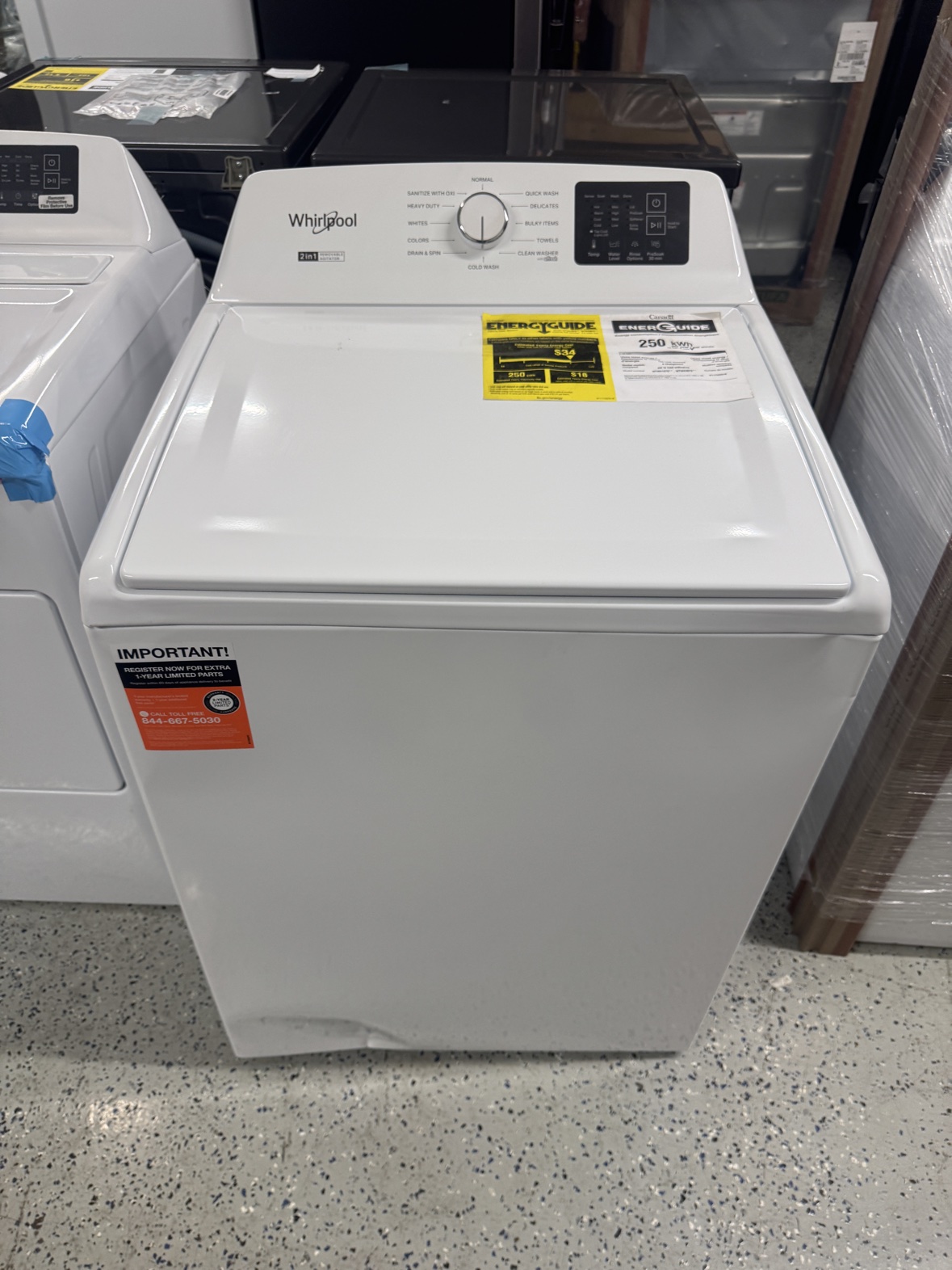 New Whirlpool Top Load Washer - photo 2
