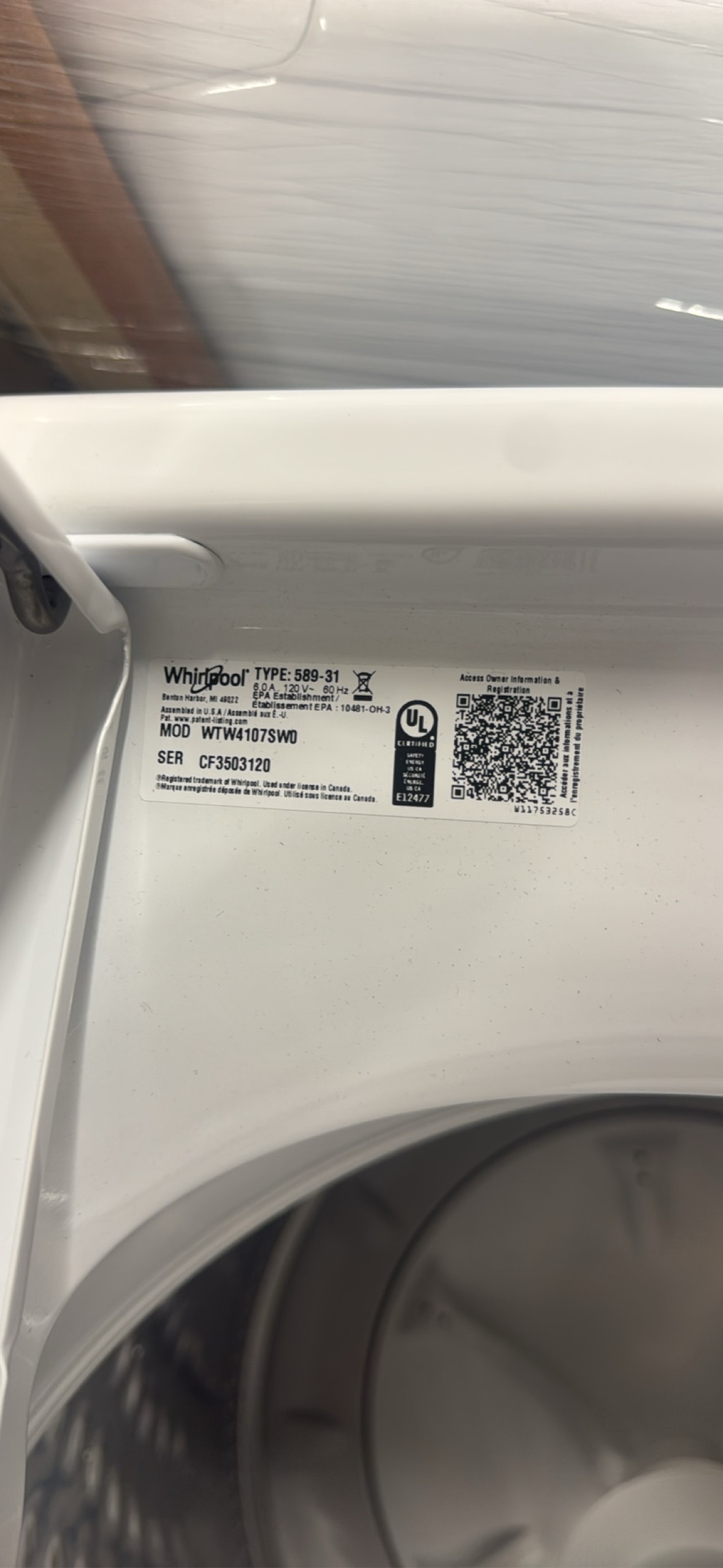 New Whirlpool Top Load Washer - photo 9