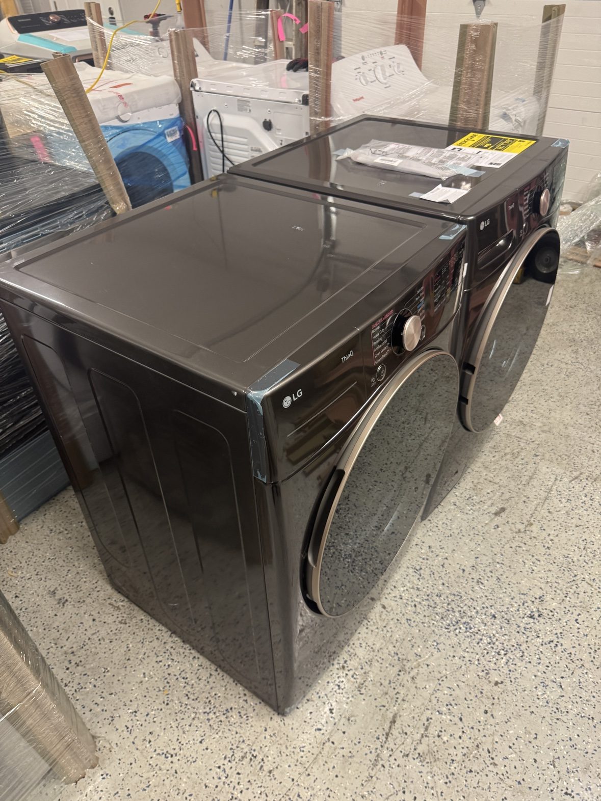 Washer and dryer set