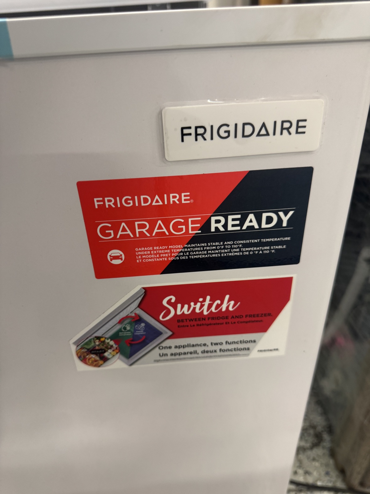 NEW Frigidaire Chest Freezer/Fridge - photo 4