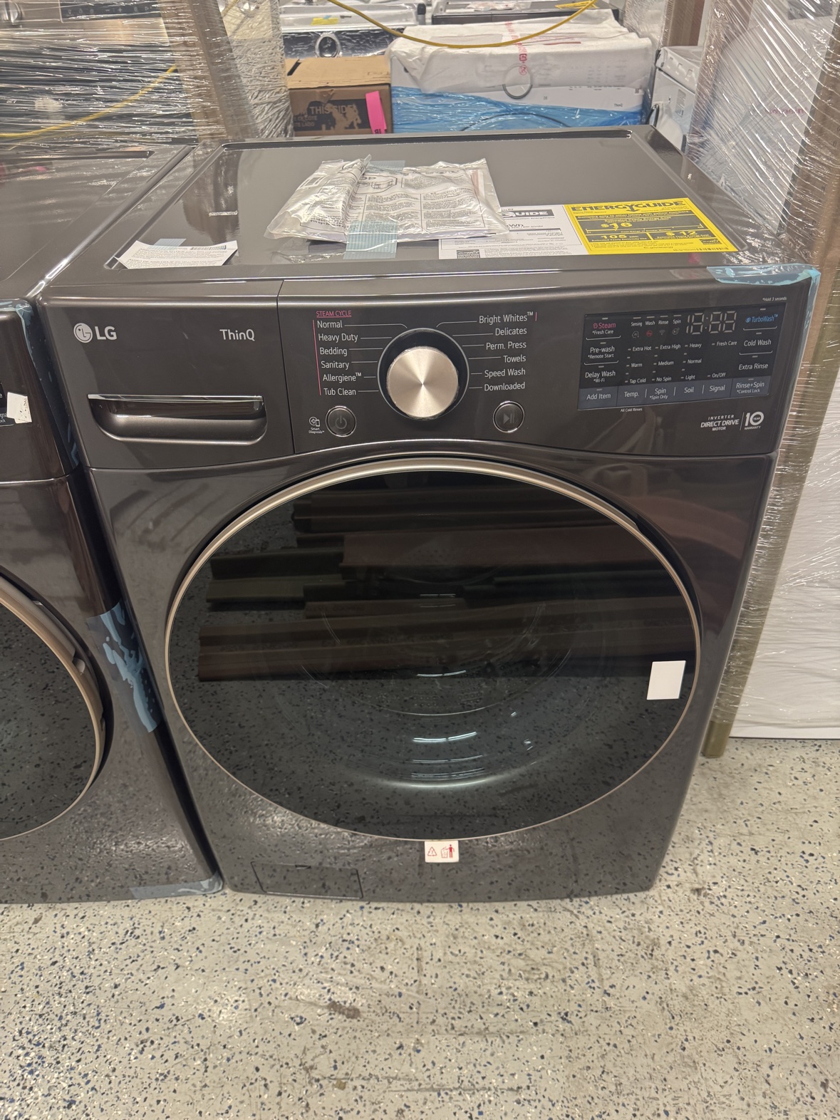 NEW LG Front Load Washer and Dryer Set - photo 3