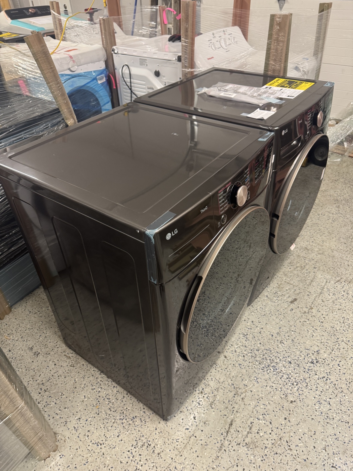 NEW LG Front Load Washer and Dryer Set - photo 7