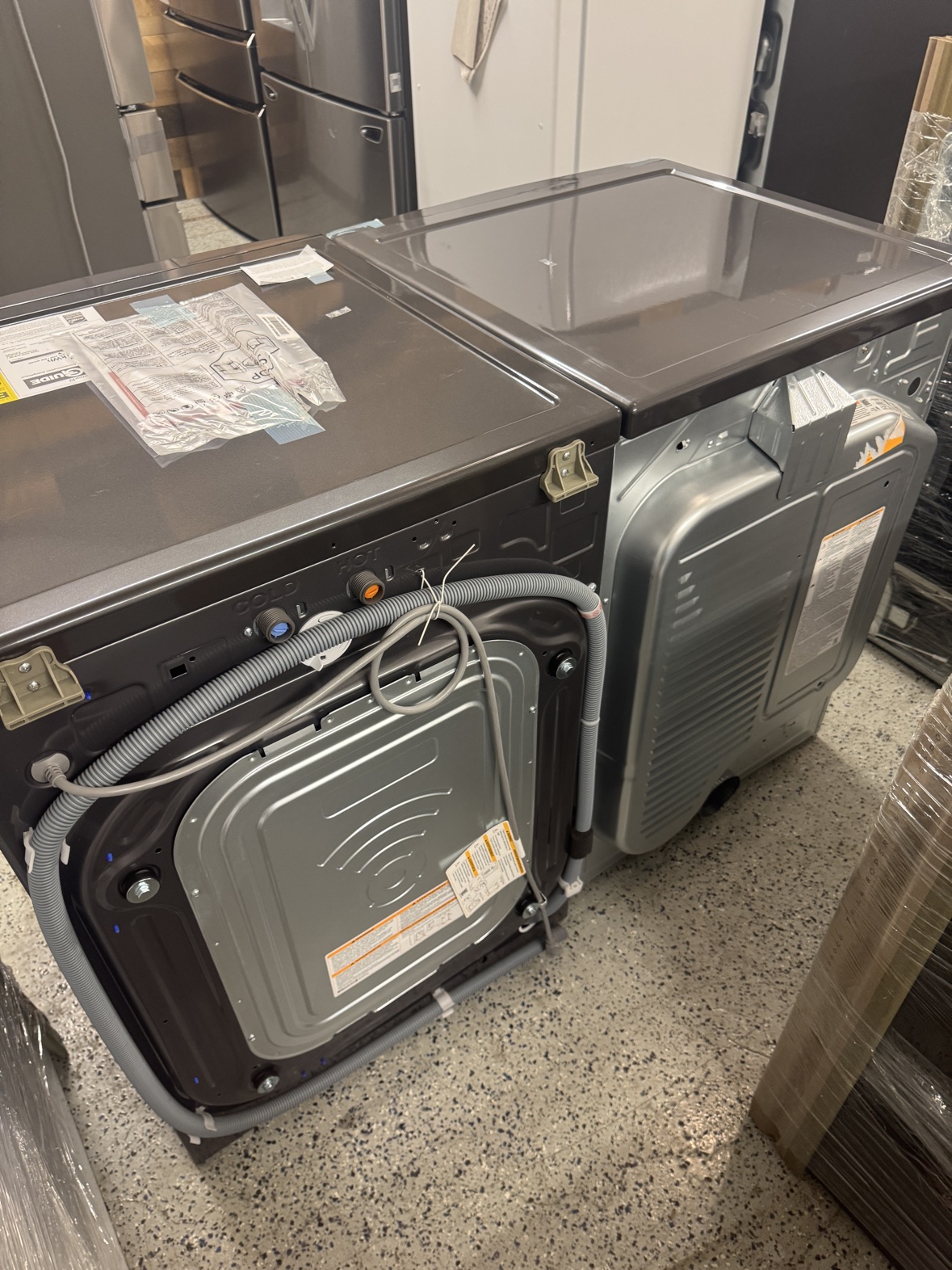 NEW LG Front Load Washer and Dryer Set - photo 8